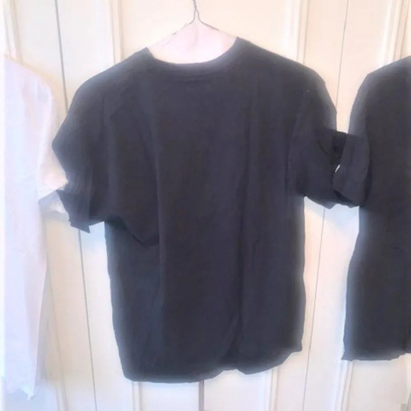 Set 3 Sozo white/black short sleeved t shirts L - Picture 8 of 11